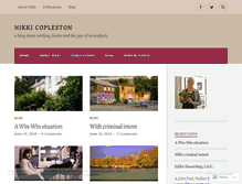 Tablet Screenshot of nikkicopleston.com